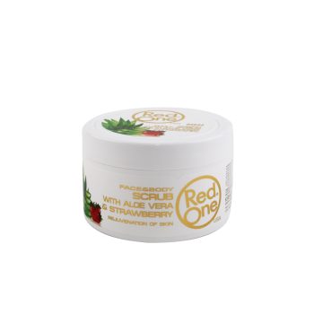   RedOne - Face & Body Scrub - 450ml - Arcradír Aloe Verával és Eperrel