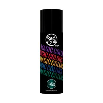   RedOne Magic Colors Spray Flash Green - 100ml - Színes Hajspray ZÖLD