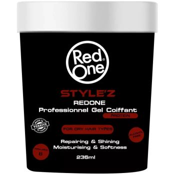   RedOne - Style'Z Hair Gel - 236ml - Hajzselé Proteinnel