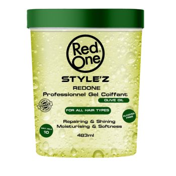   RedOne - Style'Z Hair Gel - 483 ml - Hajzselé Olívaolajjal